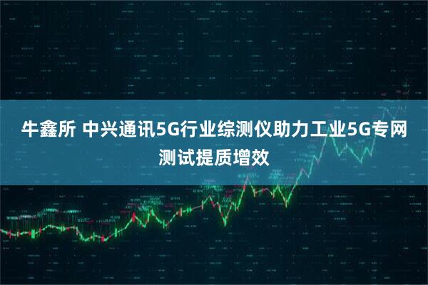 牛鑫所 中兴通讯5G行业综测仪助力工业5G专网测试提质增效